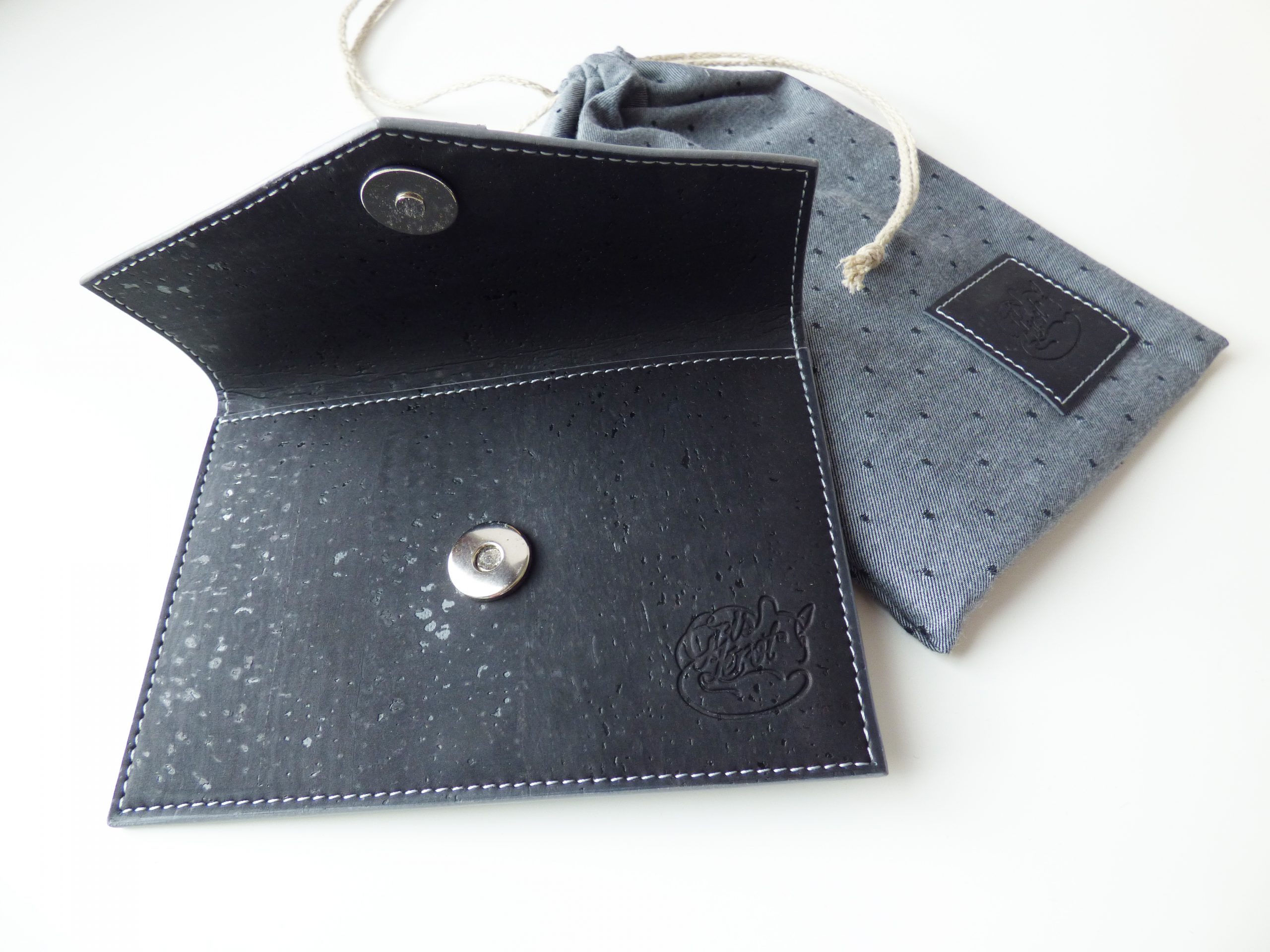 Pochette P Ouverte Verte Noir Noir ret