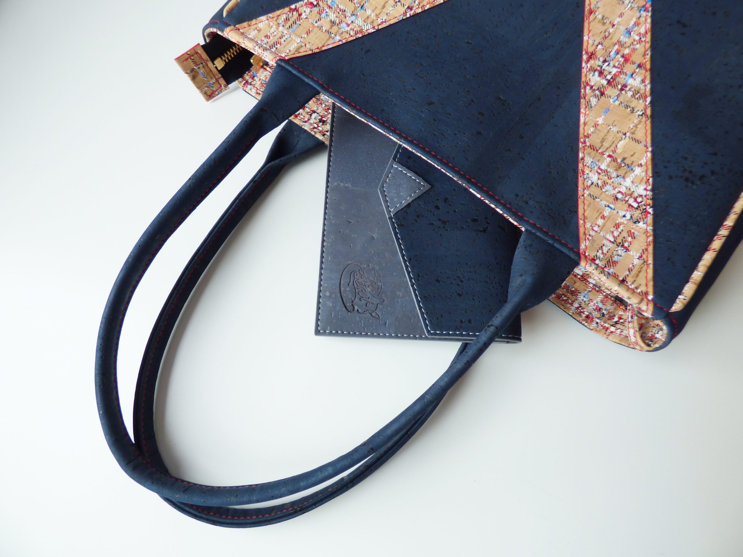 Pochette P Sac Bleu Gris Gris ret