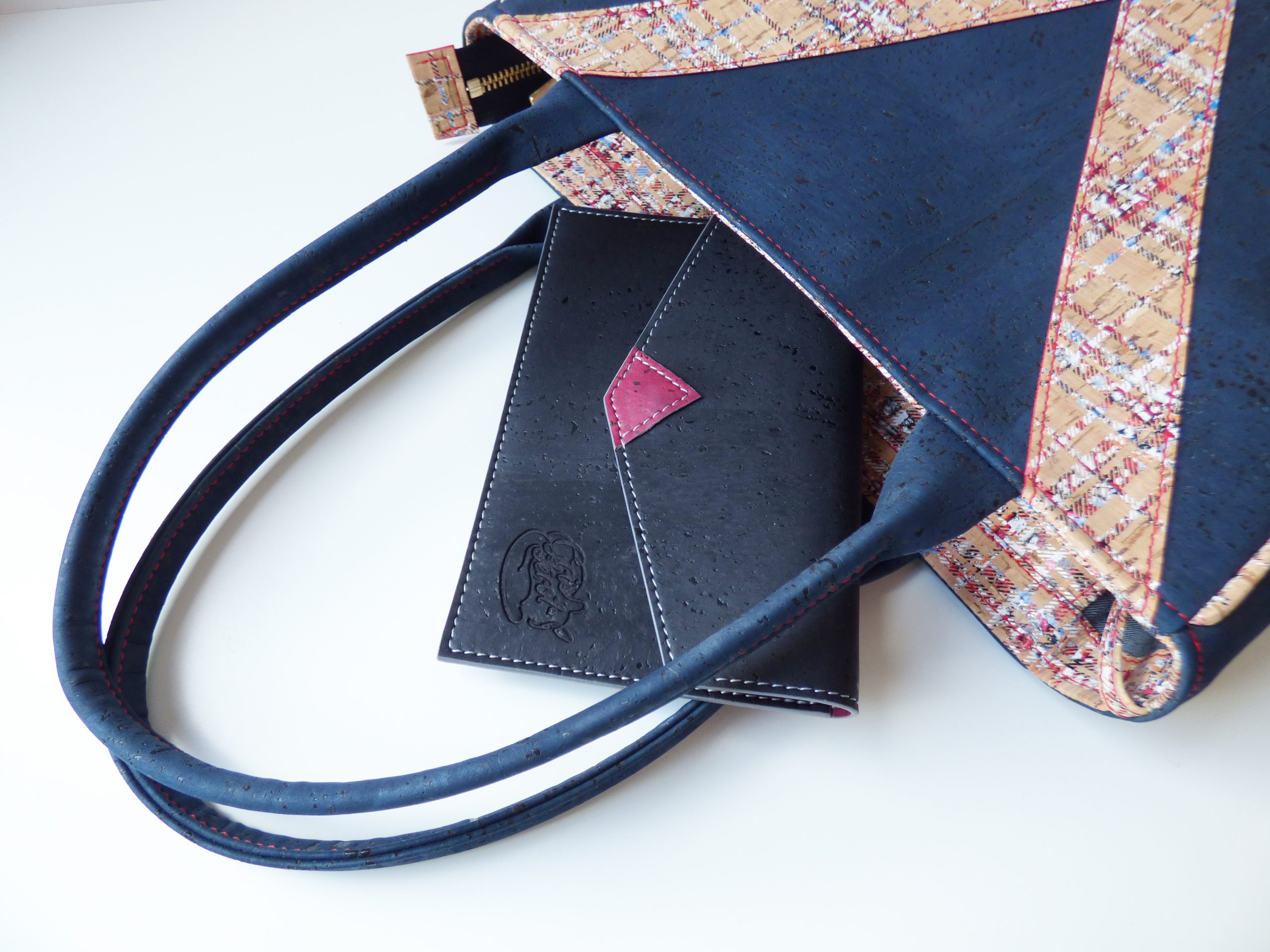 Pochette P Sac Noir Rouge Noir ret