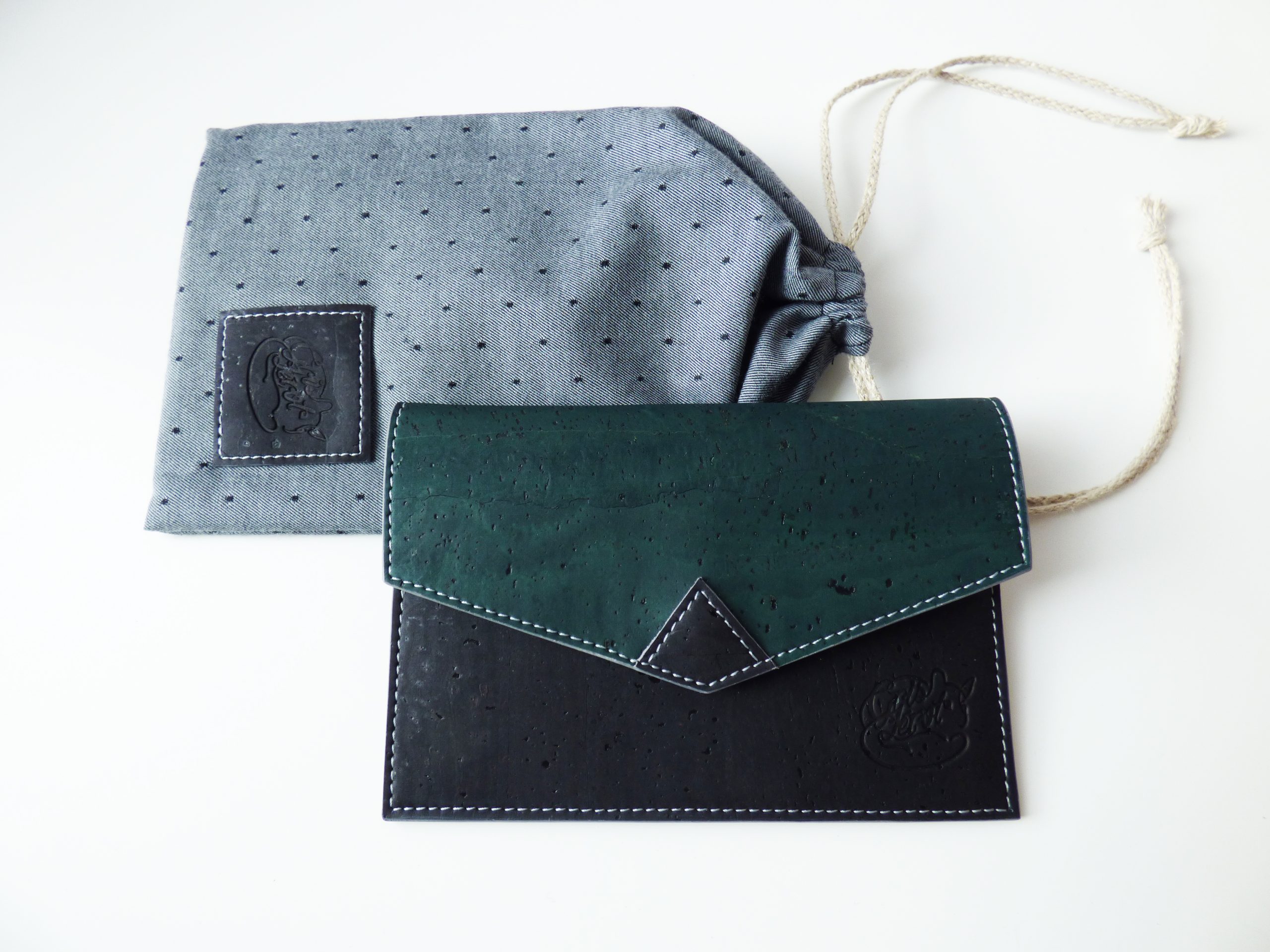 Pochette P Vert Noir Noir ret